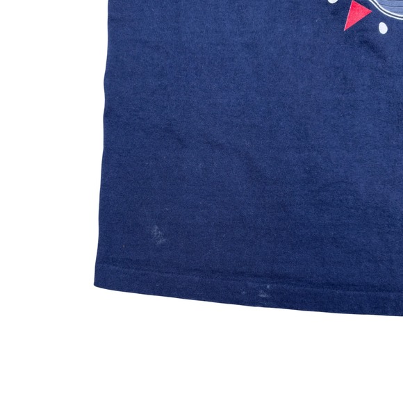 Vintage Atlanta Braves T Shirt Mens Large Navy Blue 1994 MLB Single Stitch Tee‎ - Picture 10 of 12